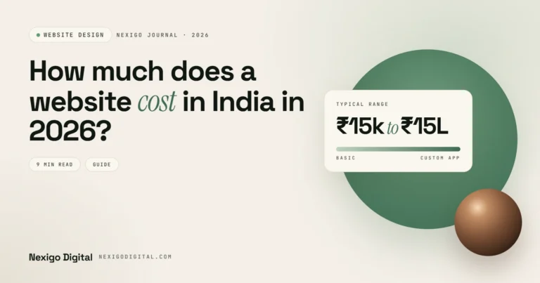 How Much Does a Website Cost in India in 2026? A Real Price Breakdown